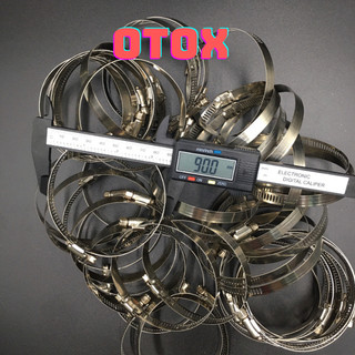 Túi đai siết quai nhê inox 50 cái Đai xiết ống các loại inox siết cổ dê cỡ 70X89mm OTOX