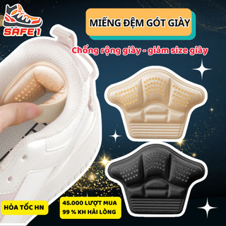 Miếng lót giày chống rộng, đệm gót giảm size giày. Miếng lót gót giày giảm size êm chân