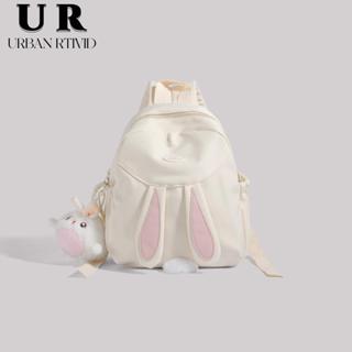 Balo nữ UR màu trắng, balo hoa tiết cute, năng động phù hợp đi làm đi học hot hit RU02