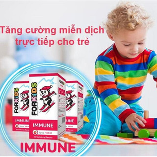Tăng sức đề kháng - forkids immune cho bé 150ml | nhập khẩu chính hãng balan