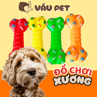 Xương gặm cho chó bằng cao su - Xương đồ chơi cho chó Vẩu Pet Shop