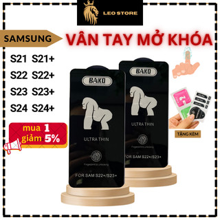 Cường lực Baiko Samsung S21 S21+ S22 S22+ S23 S23+ S24 S24+ S21Plus S22Plus S23Plus S24Plus có hỗ trợ mở khóa vân tay