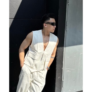 Áo Ghi Lê Ninety Ninety One -  Cargo Denim Vest