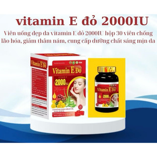 Vitamin e đỏ 400 - hộp 30viên -hỗ trợ tăng độ đàn hồi cho da, giúp làm đẹp da