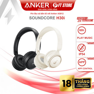 Tai nghe không dây chụp tai ANKER A3012 soundcore H30i Hỗ trợ app Pin khủng Bluetooth 5.3 - BH18TH chính hãng