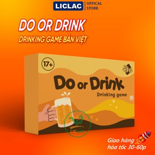  Bài DO OR DRINK 55 Lá giấy cứng cán màng - Drinking Game dành cho nhóm bạn Boardgame Bài Nhậu 