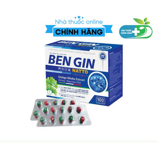Viên uống bổ não Bengin hỗ trợ giảm đau đầu, chóng mặt, mất ngủ, suy giảm trí nhớ