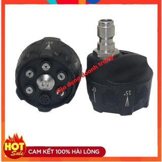 Béc xịt rửa xe cao áp 6 chế độ phun dùng cho máy rửa xe áp lực cao