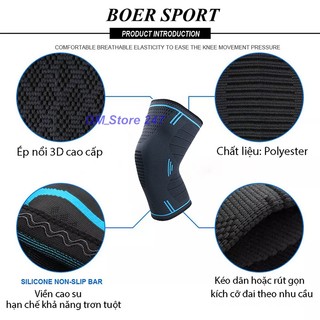 Đai hổ trợ đầu gối Boer 7720 (1 chiếc)