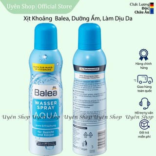 Chai rửa mặt khoáng Balea HÀNG ĐỨC khử độc, tăng cường độ ẩm, làm mềm, tái tạo tế bào da, 150ml