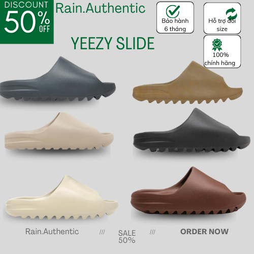 [ Chính Hãng ] Dép YZ Slide Vân Nhám Full Box đủ size hàng chuẩn chính hãng