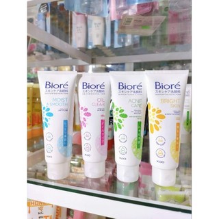 Sữa rửa mặt dưỡng trắng, ngừa mụn biore 100g mẫu mới nhất