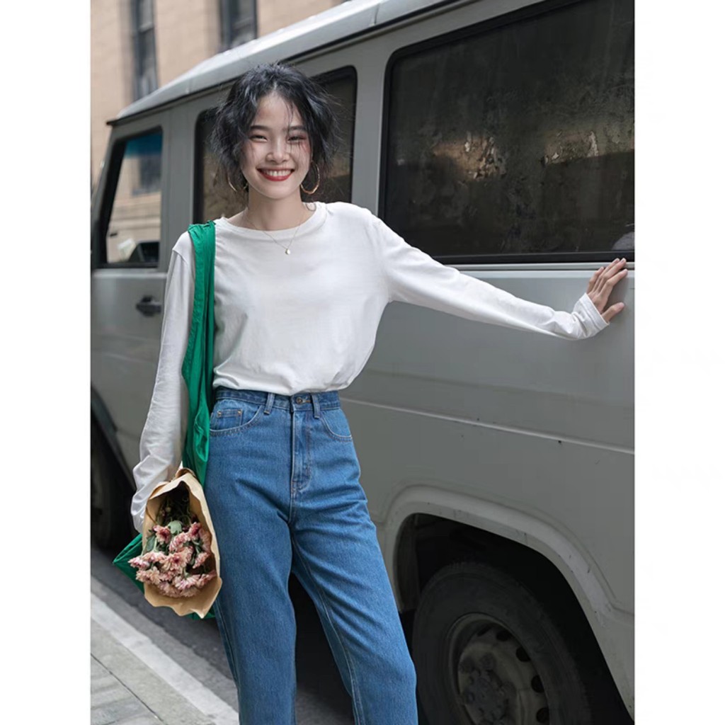 ÁO THUN BABYTEE  TAY DÀI TRƠN ĐỦ MÀU VẢI COTTON MỀM MỊN THOÁNG MÁT DỄ PHỐI ĐỒ BST26 Cổ Tròn | BigBuy360 - bigbuy360.vn