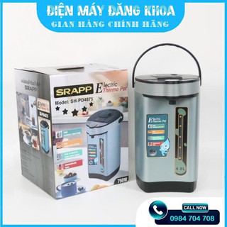 Bình thủy điện srapp 4.8l sh-pd4875 , 3.8l sh-pd3875