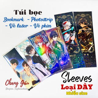 Túi bọc bookmark - photostrip - vé laser - vé phim hàng cao cấp - sleeves