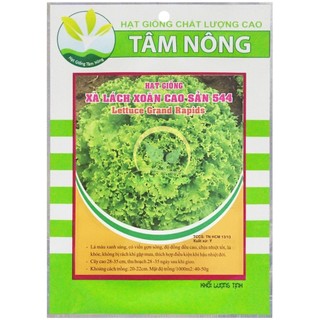 Hạt Giống Xà Lách Xoăn Cao Sản Tâm Nông