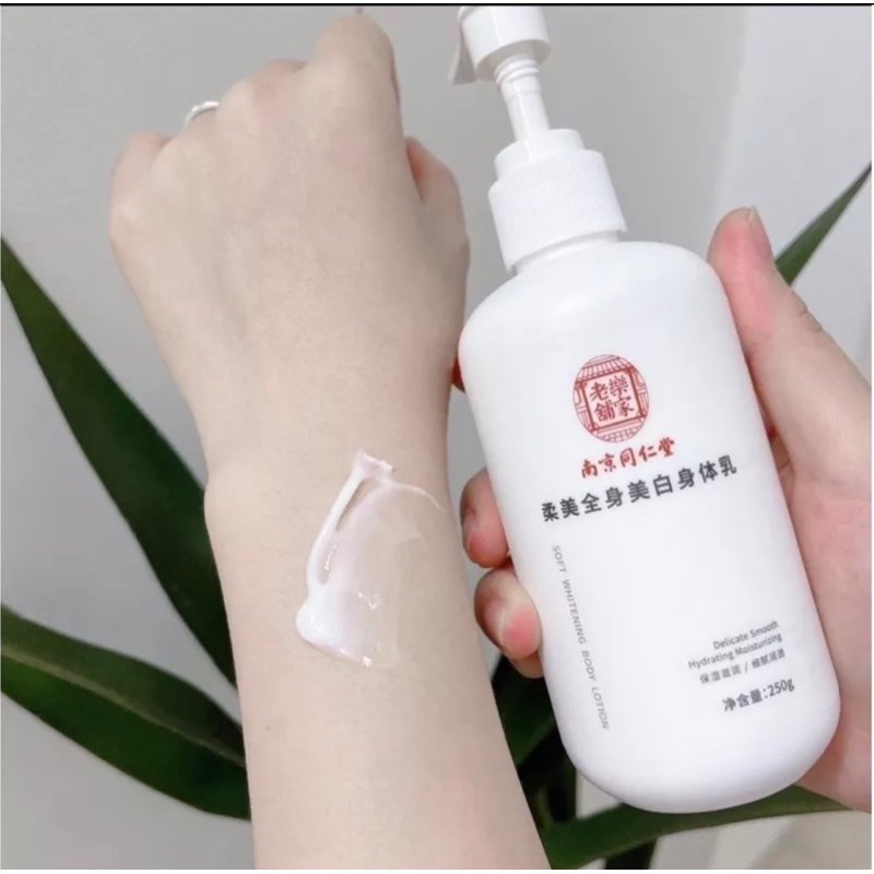 Sữa Dưỡng Thể ,Kem Body Trắng Da Dưỡng Ẩm Đồng Nhân Đường _Không Bết Rít,Không Mọc Lông An Toàn Chai 250ML