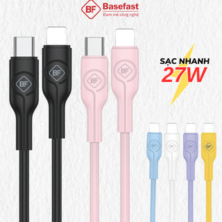 Dây sạc nhanh 20W Basefast cho xsmax 11 12 13 14 pro ... cáp sạc 27W cao su non chống quá tải nhiệt