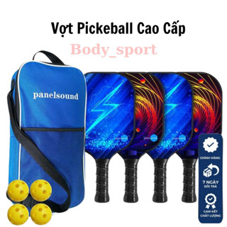 Bộ vợt pickleball bộ 2 vợt kèm túi và 4 bóng cho nam nữ người mới tập chơi