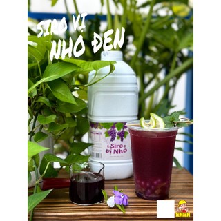 Siro Nho Đen (2.3kg) - Pha Chế Trà Nho Đen, Trà Trái Cây Cao Cấp