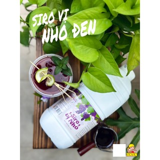 Siro Nho Đen (2.3kg) - Pha Chế Trà Nho Đen, Trà Trái Cây Cao Cấp