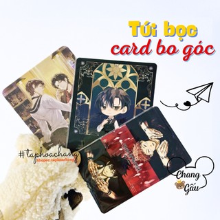 Túi đựng card bo góc trong suốt có dán - Túi bọc card bo góc - Sleeve card bo góc