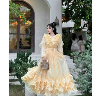 Váy tơ tầng TKCC