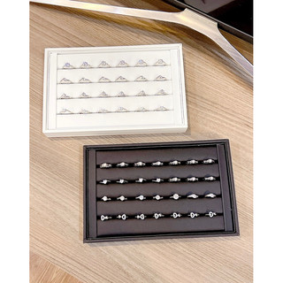 Khay da pu đựng trang sức cao cấp nhìu kích cỡ decor shop Quânstore79