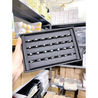 Khay da pu đựng trang sức cao cấp nhìu kích cỡ decor shop Quânstore79