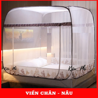 Mùng chụp tự bung người lớn đỉnh vuông Kiều Phi - Màn chụp tự bung chống muỗi tuyệt đối cao cấp gấp gọn