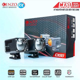 Kenzo cx80 v2 60w chính hãng nhiệt màu trắng-vàng nắng