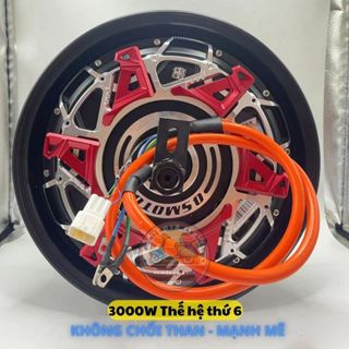 Động cơ xe điện QSMOTOR 12 INCH 48-96V Thế hệ thứ 6 3000w V6 KHÔNG CHỔI THAN - MẠNH MẼ