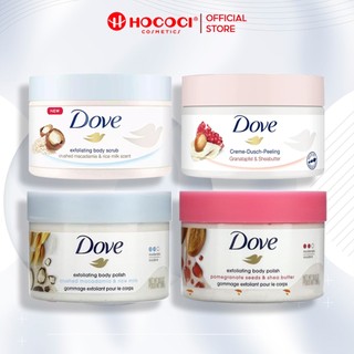 Tẩy Da Chết Toàn Thân DOVE Bản Mỹ & Đức 225ml/298g