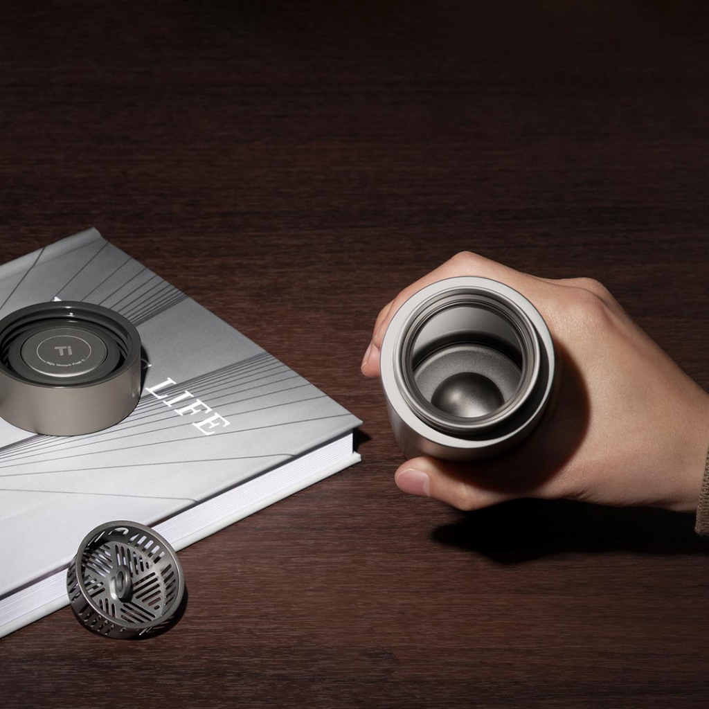 Bình giữ nhiệt Mijia Ti 2 480ml, kháng khuẩn 95%, 196g, vật liệu kim loại an toàn y tế | BigBuy360 - bigbuy360.vn