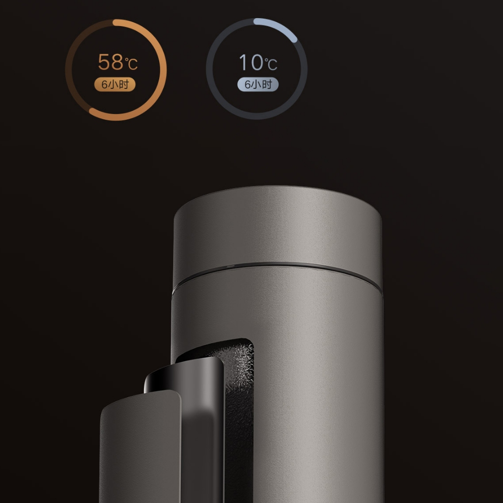 Bình giữ nhiệt Mijia Ti 2 480ml, kháng khuẩn 95%, 196g, vật liệu kim loại an toàn y tế | BigBuy360 - bigbuy360.vn