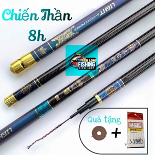 Cần Câu Tay Chiến Thần 8H Bản Đối Trọng Săn Hàng Tải Cá 10kg