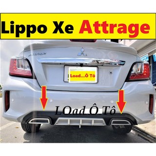 Ốp Cản Sau Attrage, Lippo Chia Xe Mitsubishi Attrage 2024-2018 Form Mới Cao Cấp