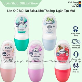Lăn nách khử mùi balea hàng đức, ngăn mùi hiệu quả, khô thoáng tác dụng 24h - 48h, thơm dịu dàng