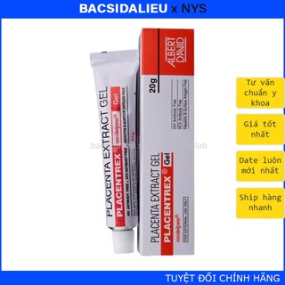 Placentrex Gel - Tế Bào Gốc Cho Da Tổn Thương, Lăn Kim, Nặn Mụn (20g)