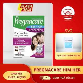 Vitamin Pregnacare Him and Her Conception tăng khả năng thụ thai cho 2 vợ chồng