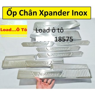 Ốp Bậc Cửa, Nẹp Bước Chân Trong Và Ngoài Xpander 2024-2018 ( 8 chi tiết ), Chất Liệu Inox Cao Cấp, nẹp bước chân xpander