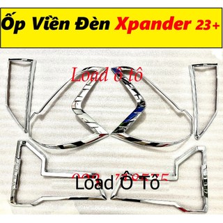 Ốp Viền Đèn Pha Và Hậu Xe Mitsubishi Xpander 2022+ Đến 2024 Đời Mới , Xpander Cross Nhựa ABS Mạ Crom Sáng Bóng Cao Cấp