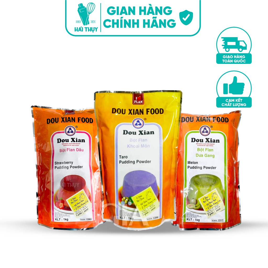 Bột Pudding Hàng Huy Đủ Hương
