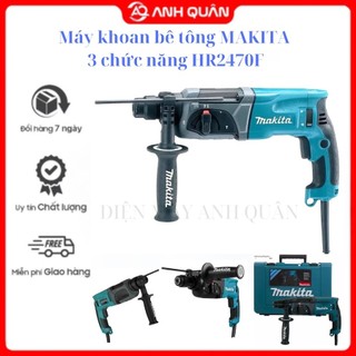 Máy khoan bê tông makita 3 chức năng hr2470f hàng mới cực tốt