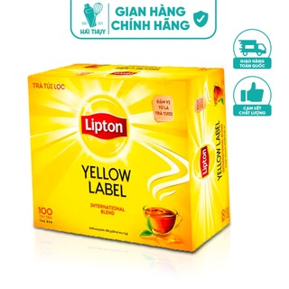 Trà Lipton nhãn vàng 100 túi lọc