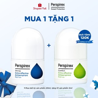 Lăn khử mùi Perspirex Strong 20ml: Dành cho da thường, khử mùi và ngăn đổ mồ hôi hiệu quả
