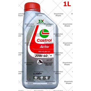 Dầu nhớt xe số Castrol Activ 20w40 1000ml ( 1L ) thế hệ mới – Shopnhottot