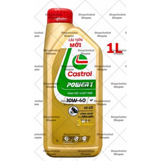 Dầu nhớt tổng hợp xe số Castrol Power-1 10w40 1.000ml ( 1L ) - Shopnhottot