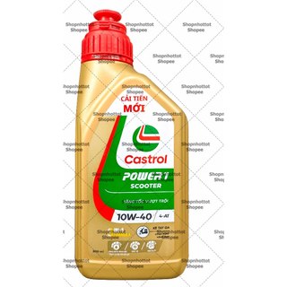Dầu nhớt tổng hợp xe tay ga Castrol Power-1 Scooter 10w40 800ml (0.8L ) – Shopnhottot