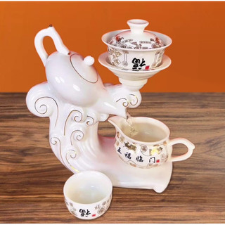 Ấm Trà Men Sứ Trắng